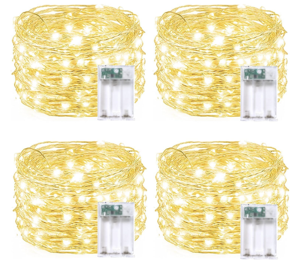 4 Pack Fairy Lights Battery Operated 